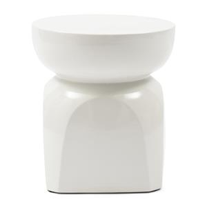 Rivièra Maison Bijzettafel Porto Puur Wit 37CM