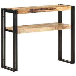 VidaXL Wandtafel 90x30x75 cm ruw mangohout