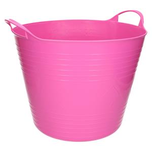 Excellent Houseware Flexibele emmer - roze - 27 liter - kunststof - x 35 cm -