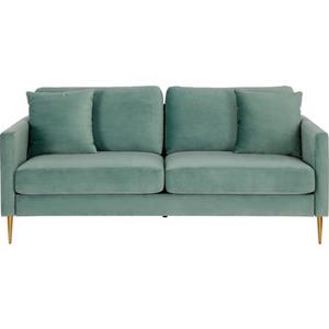 CosmoLiving by Cosmopolitan 3-Sitzer "Highland", (1 St.), pflegeleichter Veloursbezug, Sitz und Rücken gepolstert, Sitzhöhe 46cm