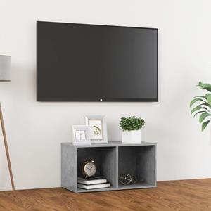 VidaXL Tv-meubel 72x35x36,5 cm spaanplaat betongrijs