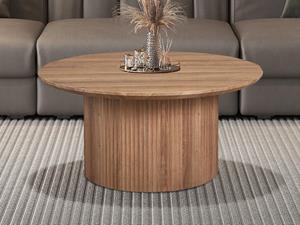 Mobistoxx Ronde salontafel LARUSSO 80 cm oud eike