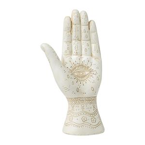 Xenos Decoratie hand - wit - 19.5 cm