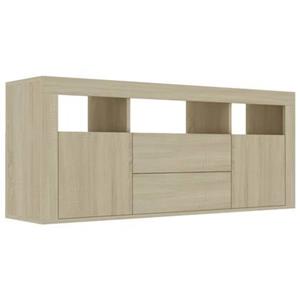vidaXL TV-Schrank TV-Schrank Sonoma-Eiche 120x30x50 cm Holzwerkstoff (1-St)