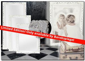 Barokspiegel Made in Italy Spiegel Francesco Shabby White