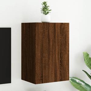 VidaXL Tv-wandmeubel 40,5x30x60 cm bewerkt hout bruineikenkleurig