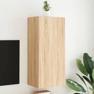 VidaXL Tv-wandmeubel 40,5x30x90 cm bewerkt hout sonoma eikenkleurig