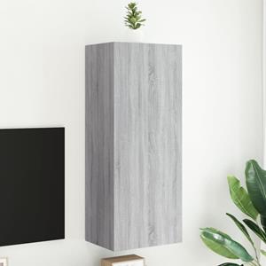 VidaXL Tv-wandmeubel 40,5x30x102 cm bewerkt hout grijs sonoma