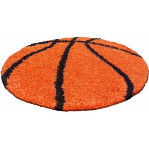 Ayyildiz Teppiche Vloerkleed voor de kinderkamer Fun 6002 Motief basketbal, kinder- en tienerkamer