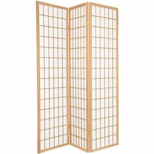 Fine Asianliving Japanse Kamerscherm B135xH180cm 3 Panelen Shoji