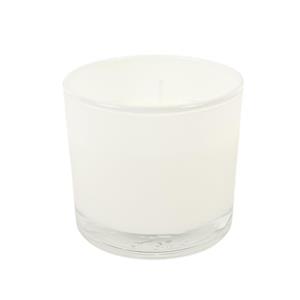 Spaas geurkaars Jasmin coconut wit 9cm ca 30 uur