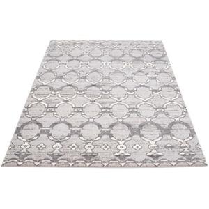 Carpet City Teppich "Platin 7885", rechteckig, Kurzflor, Marokkanisch, Glänzend durch Polyester