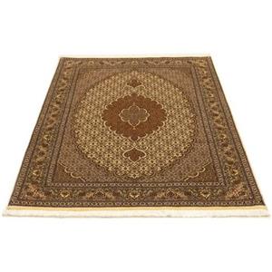 morgenland Teppich "Täbriz 50 Raj Teppich handgeknüpft beige", rechteckig, handgeknüpft
