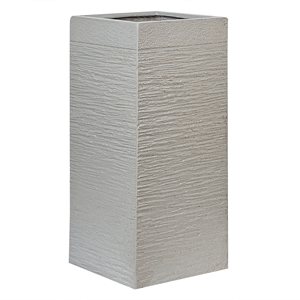 BELIANI Bloempot taupe 33 x 33 x 70 cm DION