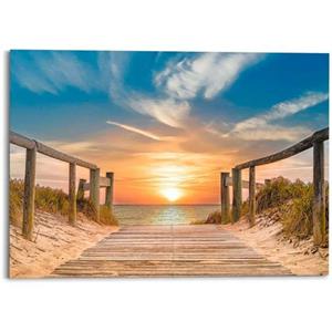 Reinders! Decoratief paneel Zonsondergang aan het strand