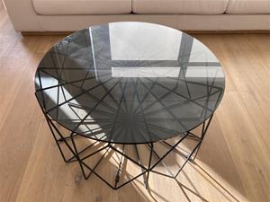 Bolia coffe table Glass/rvs - Tweedehands