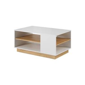 Meubella Salontafel Ashley - Wit - Eiken - 100 cm