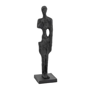 Homebound Ornament Rough staand zwart S