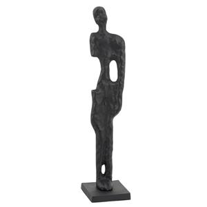 Homebound Ornament Rough staand zwart M