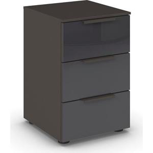 rauch Nachtkommode "Flipp", mit 3 Schubladen und Soft-Close-Funktion sowie Glasfront