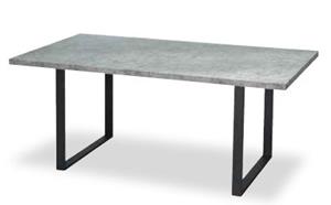 Meubelen-Online Eettafel Wilfred beton look 180x90cm