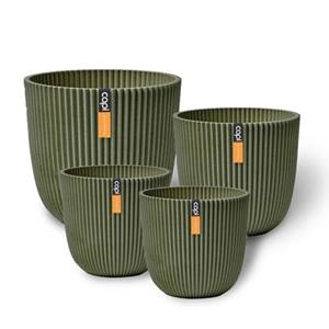 Capi Europe Pot bol Groove 'made with' kunstgras - Set van 4