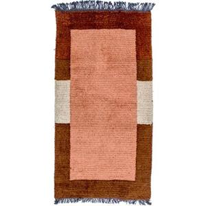morgenland Wollteppich "Nepal Teppich handgeknüpft braun", rechteckig, handgeknüpft