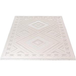 Sehrazat Teppich "Scandi 9840", rechteckig, Kurzflor, 3 D Effekt Optik, Hoch Tief Struktur, Wohnzimmer