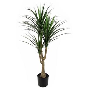 I.GE.A. Kunstboom Draakpalm in pot kunstmatig plant drakenpalm kamerplanten (1 stuk)