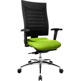 Schäfer Shop Select Schäfer Shop  Select Bureaustoel SSI PROLINE S3, synchroonmechanisme, met armleuningen, rugleuning met 3D-gaas, zitting met bekkensteun, appelgroen/zwart