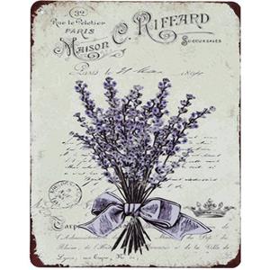 Ambiente Haus Metalen artprint - lavendel (1 stuk)