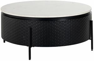 richmondinteriors Richmond Sidetable Arvada Travertin, 140cm - Beige