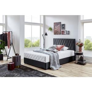 ATLANTIC home collection Boxspring BENITA met pocketveringsmatras en bedkist