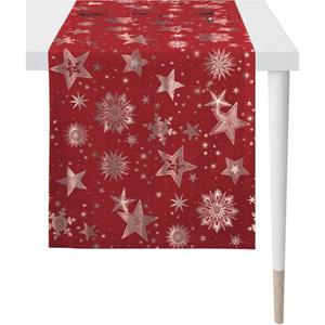 APELT Tischläufer "9602 CHRISTMAS ELEGANCE, Weihnachtsdeko, Weihnachten", (1 St.), Lurex-Jacquardgewebe
