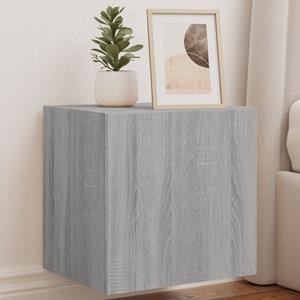 VidaXL Tv-wandmeubelen met LED 2 st 40,5x35x40 cm grijs sonoma eiken
