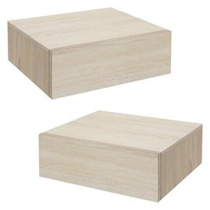 ML-Design Set van 2 nachtkastjes Wendy zwevend | 