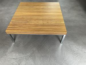 Artifort salontafel T905 Chrome/Wood - Tweedehands