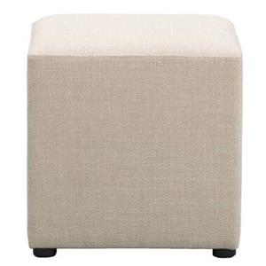 Leen Bakker Hocker Nando - beige - 45x45x45 cm