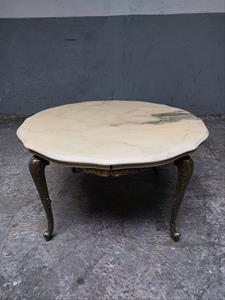 Whoppah Vintage marble coffee table Metal/Marble - Tweedehands