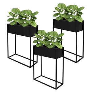 ML-Design Set van 3 bloempotten Fleur | 