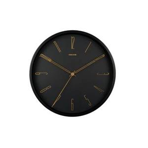 Karlsson  Wall clock Belle Numbers metal black