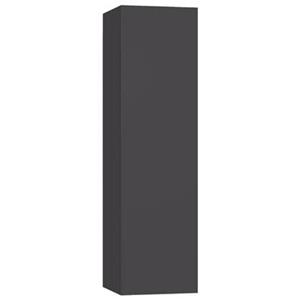 vidaXL TV-Schrank TV-Schrank Grau 30,5x30x110 cm Spanplatte Lowboard