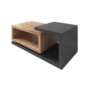 Meubella Salontafel Bello - Eiken - Antraciet - 120 cm