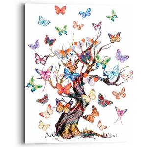 Reinders! Decoratief paneel Schmetterling Baum