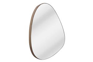 Invicta Interior Moderne wandspiegel NOEMI 75cm natuurlijk eiken massief hout handgemaakt asymmetrisch ontwerp - 43868