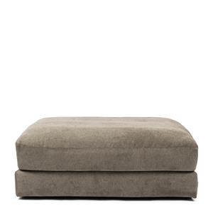 Rivièra Maison Voetenbank Vail, Warm Taupe, Chenille Jacquard Vogue