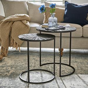 Loberon Bijzettafel set van 2 Petrosini
