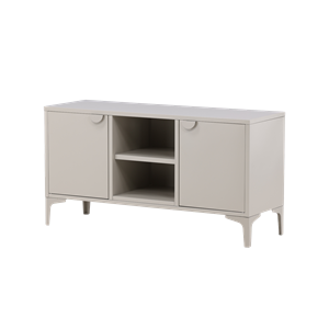 Nest living Frederik metalen tv-meubel beige - 120 x 40 cm