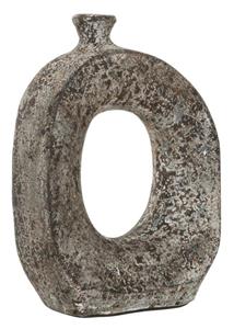 MUST Living Vaas Salda stone 31x22x12 cm terracota