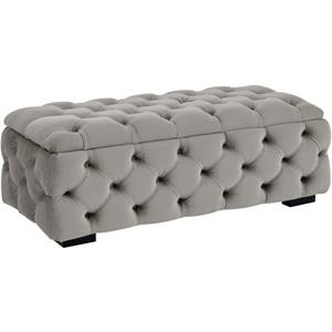 Guido Maria Kretschmer Home&Living Hocker KALINA, hochwertige Knopfheftung, B/T/H: 120/55/45 cm